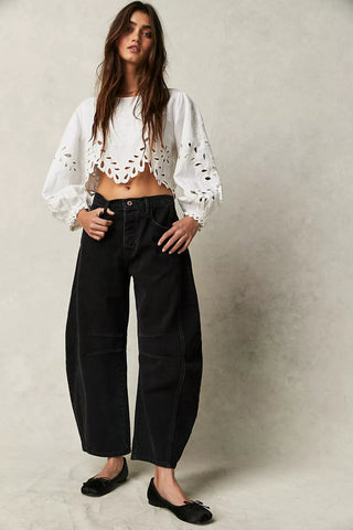 Free People - Good Luck Mid Rise Barrel