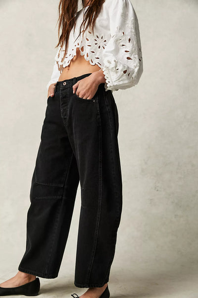 Free People - Good Luck Mid Rise Barrel