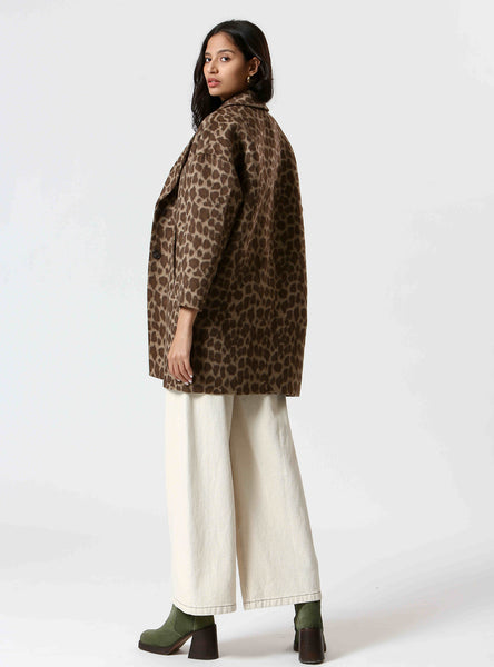 The Korner - Leopard Coat (Short)