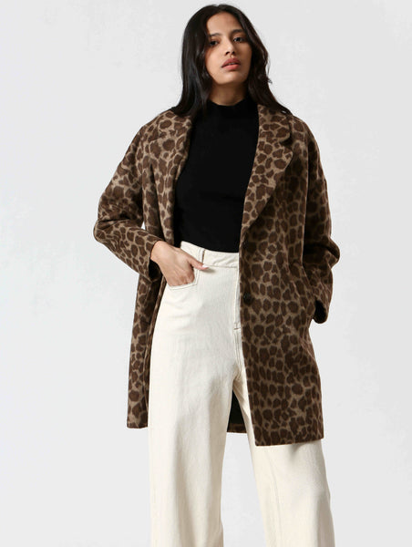 The Korner - Leopard Coat (Short)