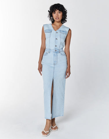 Unpublished - Wyatt Denim Trucker Dress