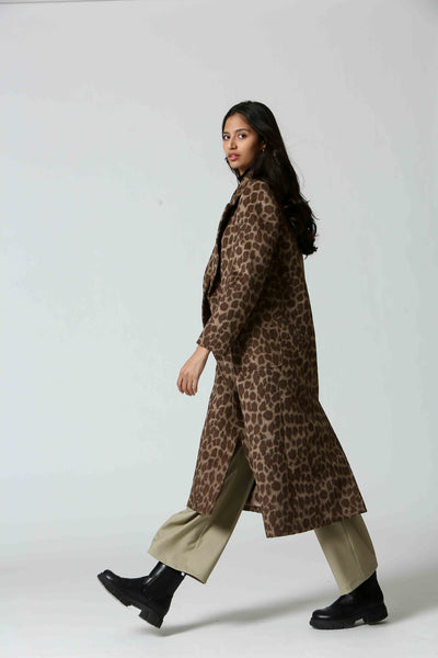 The Korner - Leopard Jacket (Long)